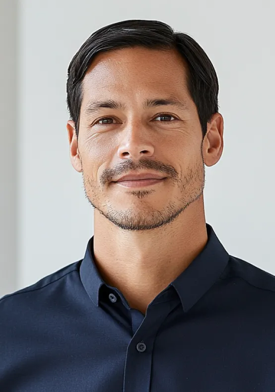 Consultants reviewing supply chain dashboards